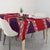 Cayman Islands Christmas Tablecloth Xmas Pattern and Coat of Arms - Wonder Print Shop
