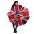 Cayman Islands Christmas Umbrella Xmas Pattern and Coat of Arms - Wonder Print Shop