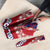 Cayman Islands Christmas Umbrella Xmas Pattern and Coat of Arms - Wonder Print Shop