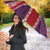 Cayman Islands Christmas Umbrella Xmas Pattern and Coat of Arms - Wonder Print Shop