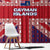 Cayman Islands Christmas Window Curtain Xmas Pattern and Coat of Arms - Wonder Print Shop
