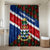 Cayman Islands Xmas Bathroom Set Christmas Plaid Turtle and Coat of Arms Red Green Blue - Wonder Print Shop