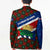 Cayman Islands Xmas Blazer Christmas Plaid Turtle and Coat of Arms Red Green Blue - Wonder Print Shop