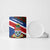 Cayman Islands Xmas Ceramic Mug Christmas Plaid Turtle and Coat of Arms Red Green Blue - Wonder Print Shop