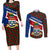 Cayman Islands Xmas Couples Matching Long Sleeve Bodycon Dress and Long Sleeve Button Shirt Christmas Plaid Turtle and Coat of Arms Red Green Blue - Wonder Print Shop