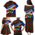 Cayman Islands Xmas Family Matching Puletasi and Hawaiian Shirt Christmas Plaid Turtle and Coat of Arms Red Green Blue - Wonder Print Shop