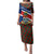 Cayman Islands Xmas Family Matching Puletasi and Hawaiian Shirt Christmas Plaid Turtle and Coat of Arms Red Green Blue - Wonder Print Shop
