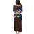 Cayman Islands Xmas Family Matching Puletasi and Hawaiian Shirt Christmas Plaid Turtle and Coat of Arms Red Green Blue - Wonder Print Shop