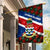 Cayman Islands Xmas Garden Flag Christmas Plaid Turtle and Coat of Arms Red Green Blue - Wonder Print Shop