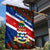 Cayman Islands Xmas Garden Flag Christmas Plaid Turtle and Coat of Arms Red Green Blue - Wonder Print Shop