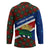 Cayman Islands Xmas Hockey Jersey Christmas Plaid Turtle and Coat of Arms Red Green Blue - Wonder Print Shop