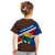 Cayman Islands Xmas Kid T Shirt Christmas Plaid Turtle and Coat of Arms Red Green Blue - Wonder Print Shop
