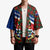 Cayman Islands Xmas Kimono Christmas Plaid Turtle and Coat of Arms Red Green Blue - Wonder Print Shop