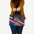 Cayman Islands Xmas Leather Bag Christmas Plaid Turtle and Coat of Arms Red Green Blue - Wonder Print Shop