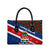 Cayman Islands Xmas Leather Bag Christmas Plaid Turtle and Coat of Arms Red Green Blue - Wonder Print Shop