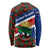 Cayman Islands Xmas Long Sleeve Shirt Christmas Plaid Turtle and Coat of Arms Red Green Blue - Wonder Print Shop