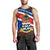 Cayman Islands Xmas Men Tank Top Christmas Plaid Turtle and Coat of Arms Red Green Blue - Wonder Print Shop