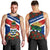 Cayman Islands Xmas Men Tank Top Christmas Plaid Turtle and Coat of Arms Red Green Blue - Wonder Print Shop