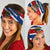 Cayman Islands Xmas Neck Gaiter Christmas Plaid Turtle and Coat of Arms Red Green Blue - Wonder Print Shop
