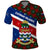Cayman Islands Xmas Polo Shirt Christmas Plaid Turtle and Coat of Arms Red Green Blue - Wonder Print Shop