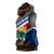 Cayman Islands Xmas Sleeveless Hoodie Christmas Plaid Turtle and Coat of Arms Red Green Blue - Wonder Print Shop