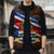 Cayman Islands Xmas Sleeveless Puffer Jacket Christmas Plaid Turtle and Coat of Arms Red Green Blue - Wonder Print Shop