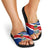 Cayman Islands Xmas Slide Sandals Christmas Plaid Turtle and Coat of Arms Red Green Blue - Wonder Print Shop