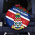 Cayman Islands Xmas Spare Tire Cover Christmas Plaid Turtle and Coat of Arms Red Green Blue - Wonder Print Shop