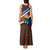 Cayman Islands Xmas Tank Maxi Dress Christmas Plaid Turtle and Coat of Arms Red Green Blue - Wonder Print Shop