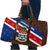 Cayman Islands Xmas Travel Bag Christmas Plaid Turtle and Coat of Arms Red Green Blue - Wonder Print Shop