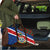 Cayman Islands Xmas Travel Bag Christmas Plaid Turtle and Coat of Arms Red Green Blue - Wonder Print Shop