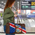 Cayman Islands Xmas Travel Bag Christmas Plaid Turtle and Coat of Arms Red Green Blue - Wonder Print Shop