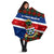 Cayman Islands Xmas Umbrella Christmas Plaid Turtle and Coat of Arms Red Green Blue - Wonder Print Shop