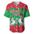 Christmas Burkina Faso Baseball Jersey Snowflake Horses and Coat of Arms - Wonder Print Shop