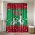 Christmas Burkina Faso Bathroom Set Snowflake Horses and Coat of Arms - Wonder Print Shop