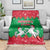 Christmas Burkina Faso Blanket Snowflake Horses and Coat of Arms - Wonder Print Shop