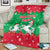 Christmas Burkina Faso Blanket Snowflake Horses and Coat of Arms - Wonder Print Shop