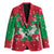 Christmas Burkina Faso Blazer Snowflake Horses and Coat of Arms - Wonder Print Shop