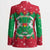 Christmas Burkina Faso Blazer Snowflake Horses and Coat of Arms - Wonder Print Shop