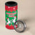Christmas Burkina Faso 4 in 1 Can Cooler Tumbler Snowflake Horses and Coat of Arms - Wonder Print Shop