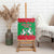 Christmas Burkina Faso Canvas Wall Art Snowflake Horses and Coat of Arms - Wonder Print Shop