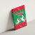 Christmas Burkina Faso Canvas Wall Art Snowflake Horses and Coat of Arms - Wonder Print Shop