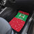 Christmas Burkina Faso Car Mats Snowflake Horses and Coat of Arms - Wonder Print Shop