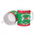 Christmas Burkina Faso Ceramic Mug Snowflake Horses and Coat of Arms - Wonder Print Shop