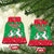 Christmas Burkina Faso Ceramic Ornament Snowflake Horses and Coat of Arms - Wonder Print Shop