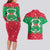 Christmas Burkina Faso Couples Matching Long Sleeve Bodycon Dress and Hawaiian Shirt Snowflake Horses and Coat of Arms - Wonder Print Shop