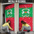 Christmas Burkina Faso Door Cover Snowflake Horses and Coat of Arms - Wonder Print Shop