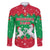 Christmas Burkina Faso Family Matching Long Sleeve Bodycon Dress and Hawaiian Shirt Snowflake Horses and Coat of Arms - Wonder Print Shop
