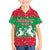 Christmas Burkina Faso Family Matching Short Sleeve Bodycon Dress and Hawaiian Shirt Snowflake Horses and Coat of Arms - Wonder Print Shop