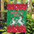 Christmas Burkina Faso Garden Flag Snowflake Horses and Coat of Arms - Wonder Print Shop